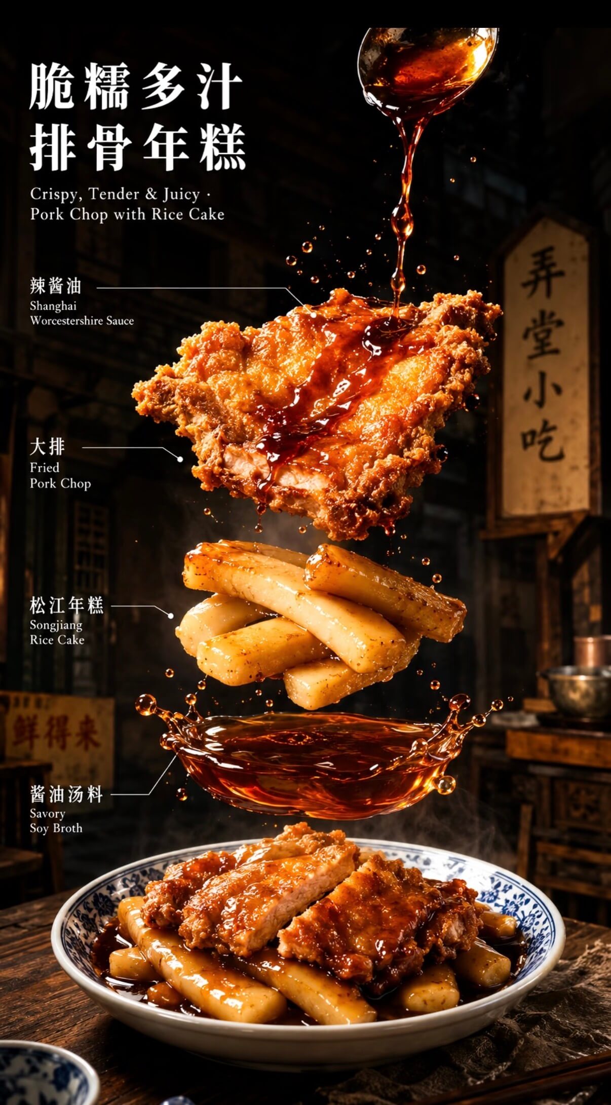 Ribs with Rice Cake